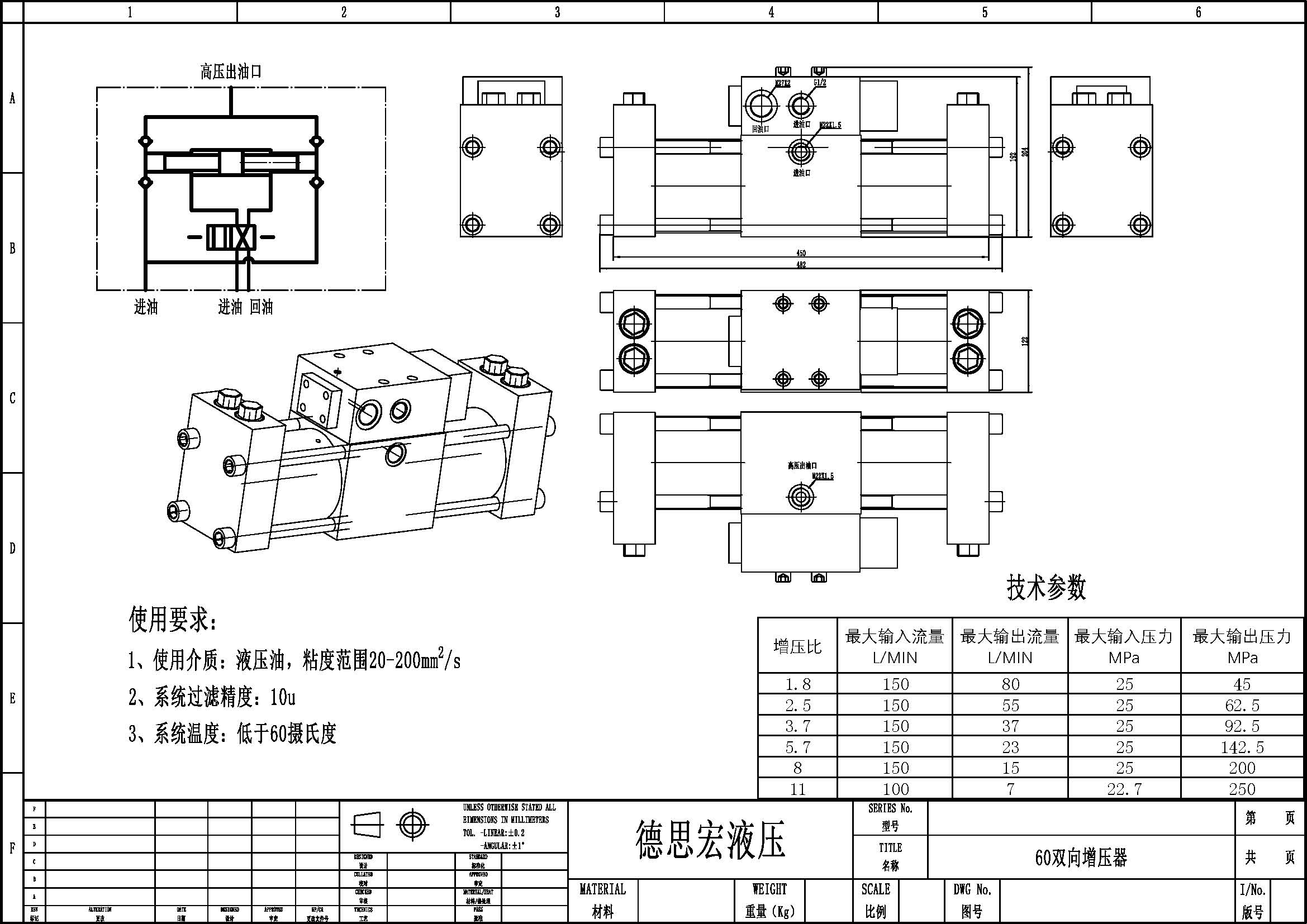 液壓增壓閥，液壓增壓器